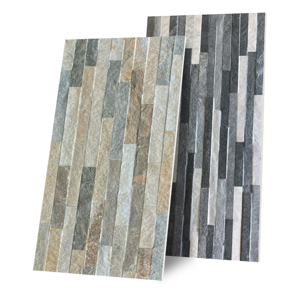 Gạch giả đá văn hóa mờ dùng ngoài trời 300x600, ốp tường ngoại thất biệt thự và khách sạn phong cách Retro từ Quảng Đông