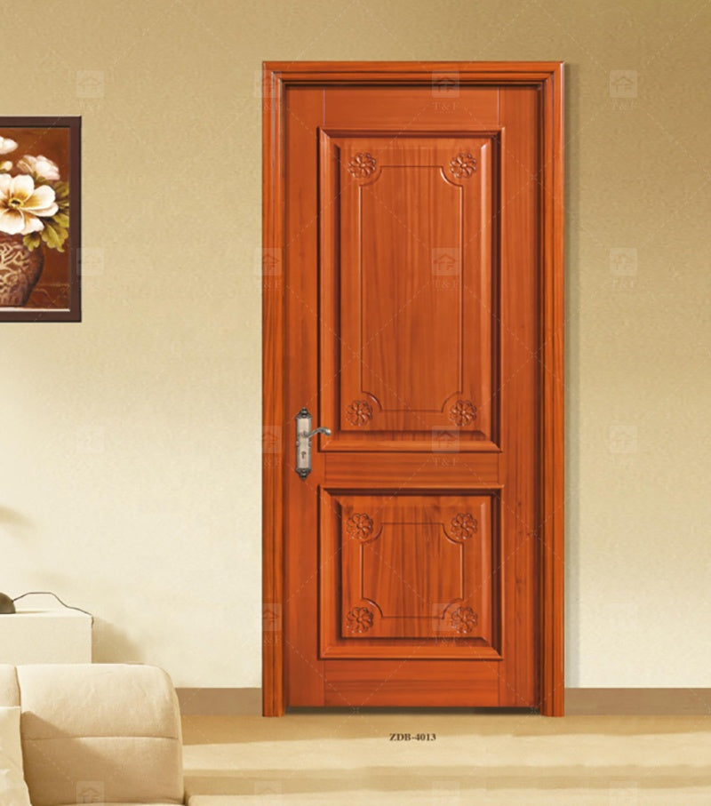 Cửa Gỗ Tự Nhiên Hiện Đại Dành Cho Biệt Thự, Phòng Khách Và Phòng Ngủ, Bề Mặt Chạm Khắc Hoàn Thiện, Sản Phẩm Bán Chạy