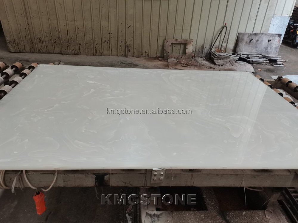 Tấm Đá Cẩm Thạch Onyx Trắng Tùy Chỉnh