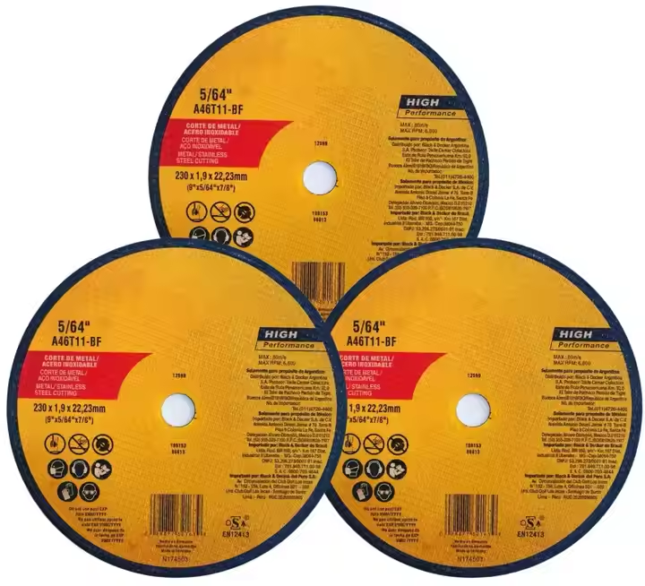 Đĩa cắt kim loại oxit nhôm 9 inch Đĩa cắt kèm dụng cụ mài mòn chất lượng cao