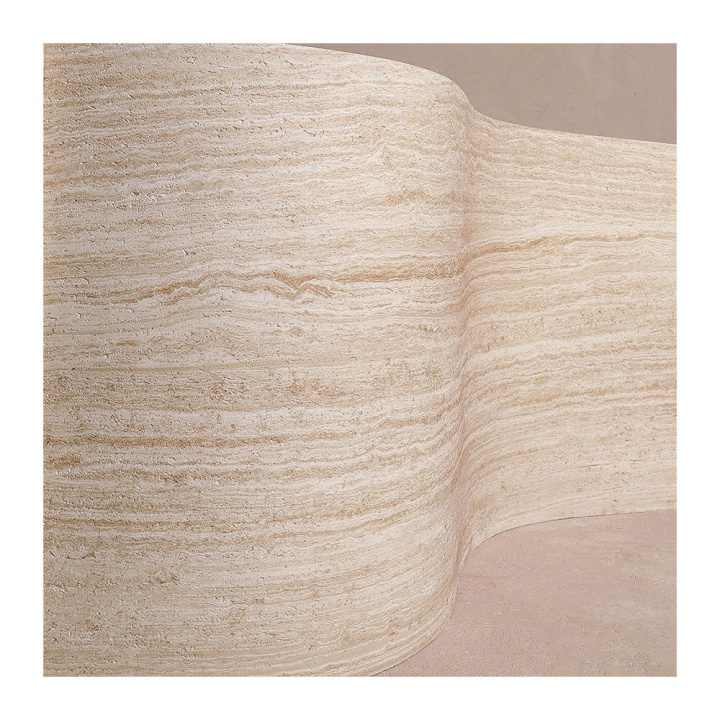 Tấm ốp tường đá mềm Travertine 3D hiện đại MCX trang trí ngoại thất Gạch chống cháy linh hoạt Đá tự nhiên ốp tường