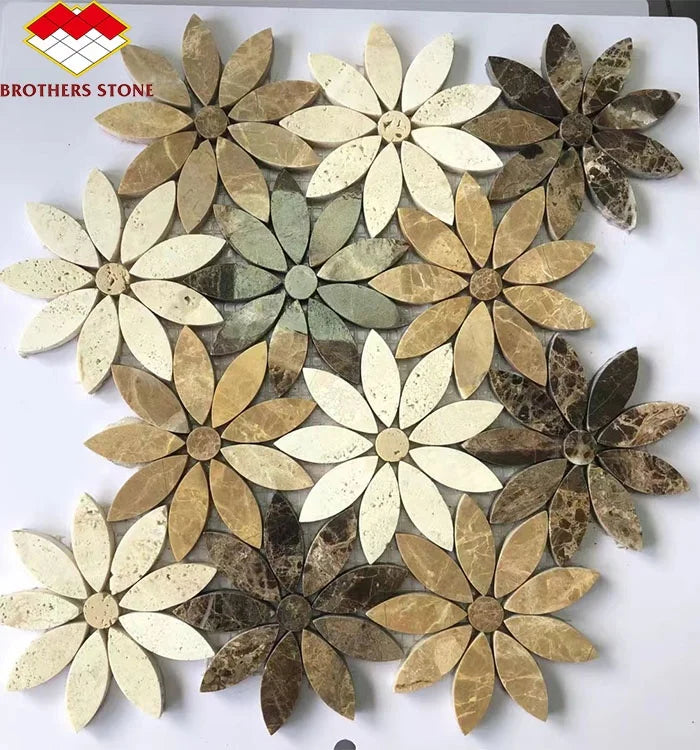 Gạch Hoa Cẩm Thạch Trắng Thassos Ốp Tường Nội Thất