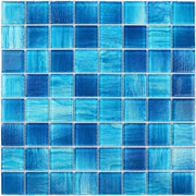 Khuôn pha lê gạch mosaic thủy tinh sang trọng thiết kế mới cho hồ bơi trang trí