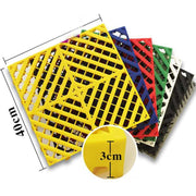 Lưới nối chống trượt chất lượng cao liên kết sàn nhựa PVC PP gạch lát sàn nhà để xe cho phòng rửa xe