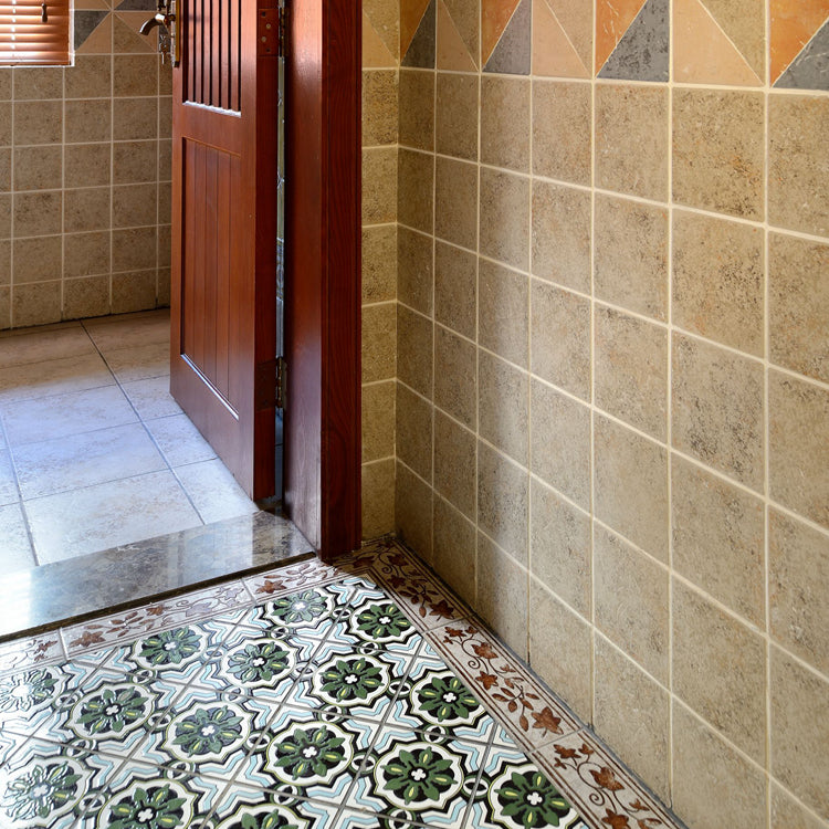 Gạch hoa văn trang trí cổ điển phong cách Victoria Bồ Đào Nha cho tường và sàn nhà bếp, phòng tắm 15x15cm