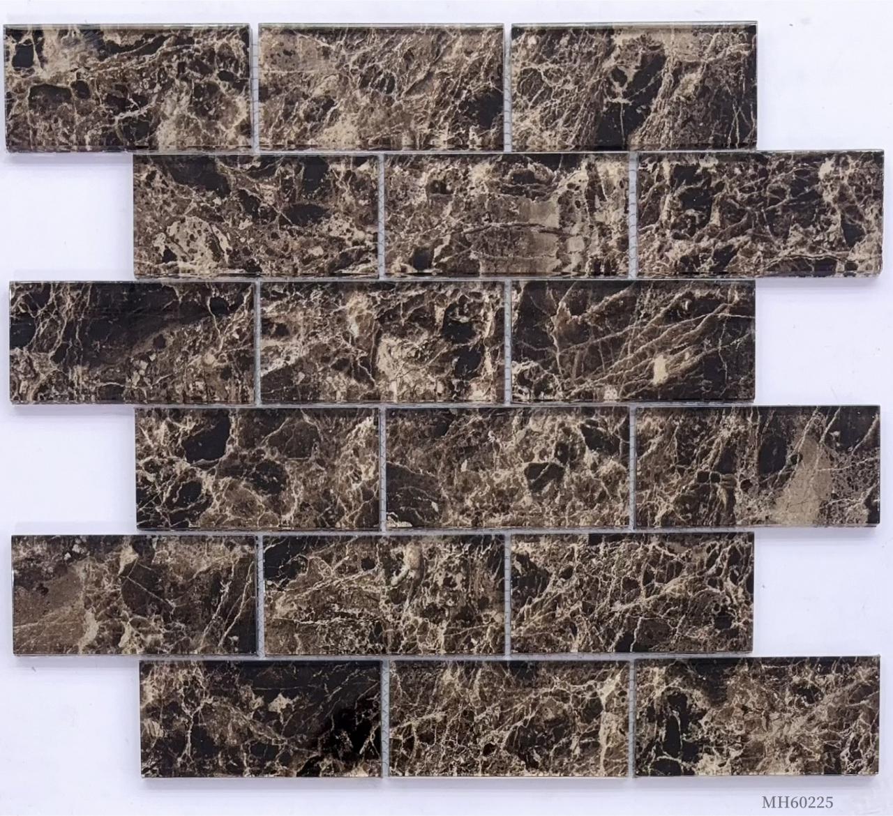 Gạch Mosaic Kính Tứ Giác Chất Lượng Cao Dùng Trang Trí Tường Phòng Tắm Cao Cấp
