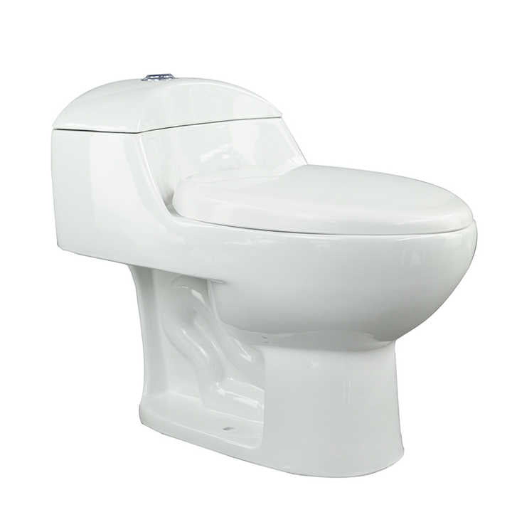 Nhà sản xuất Medyag Siphon Sanitary Ware WC Inodoro Strap 300mm Bồn cầu siphon một khối xả kép dài