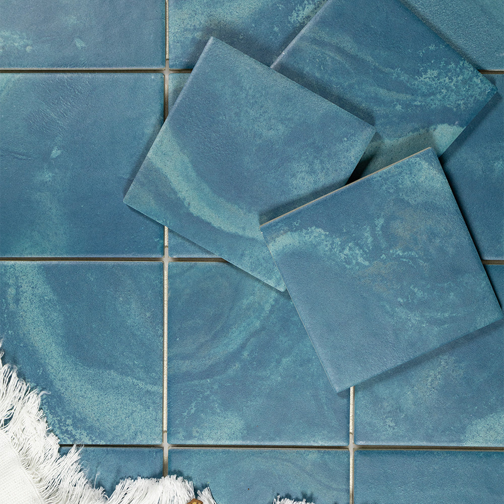 Gạch Mosaic Sứ Dạng Thẻ Hồ Bơi Kháng Khuẩn Hiện Đại Chống Trượt Lát Sàn & Ốp Tường Ngoại Thất Kích Thước 150x150mm Độ Dày 8.5mm