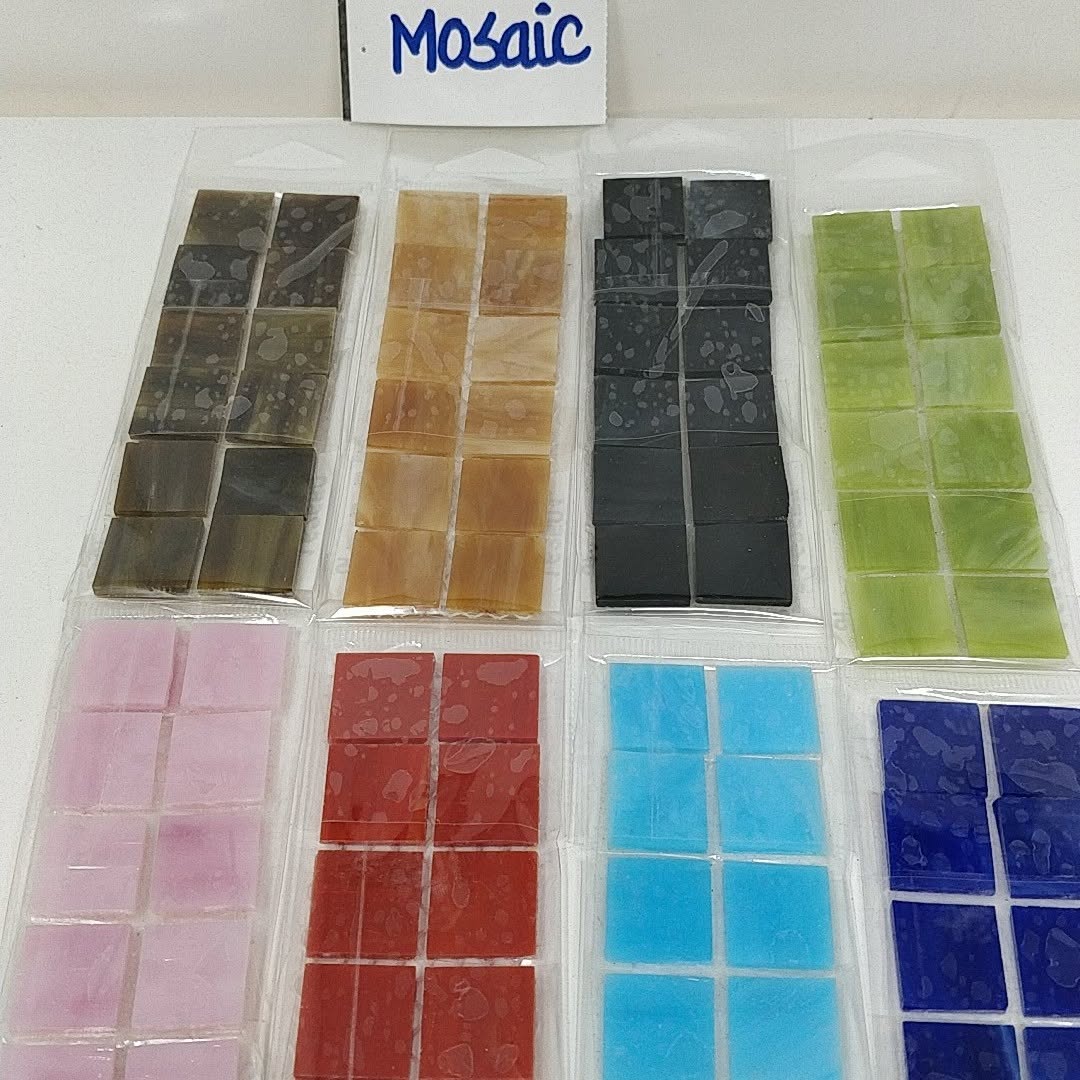 Gạch Đá Hạt Mosaic Bóng Cao Họa Tiết Ô Vuông