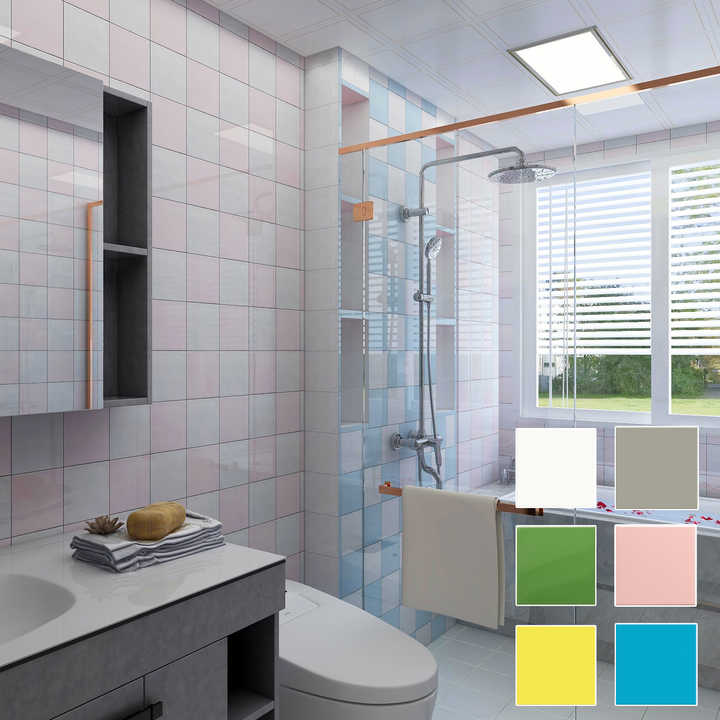 Nhà máy giá rẻ tại Phật Sơn Trung Quốc 150x150mm/6*6 inch Gạch ốp tường bếp/phòng tắm bằng gốm tráng men