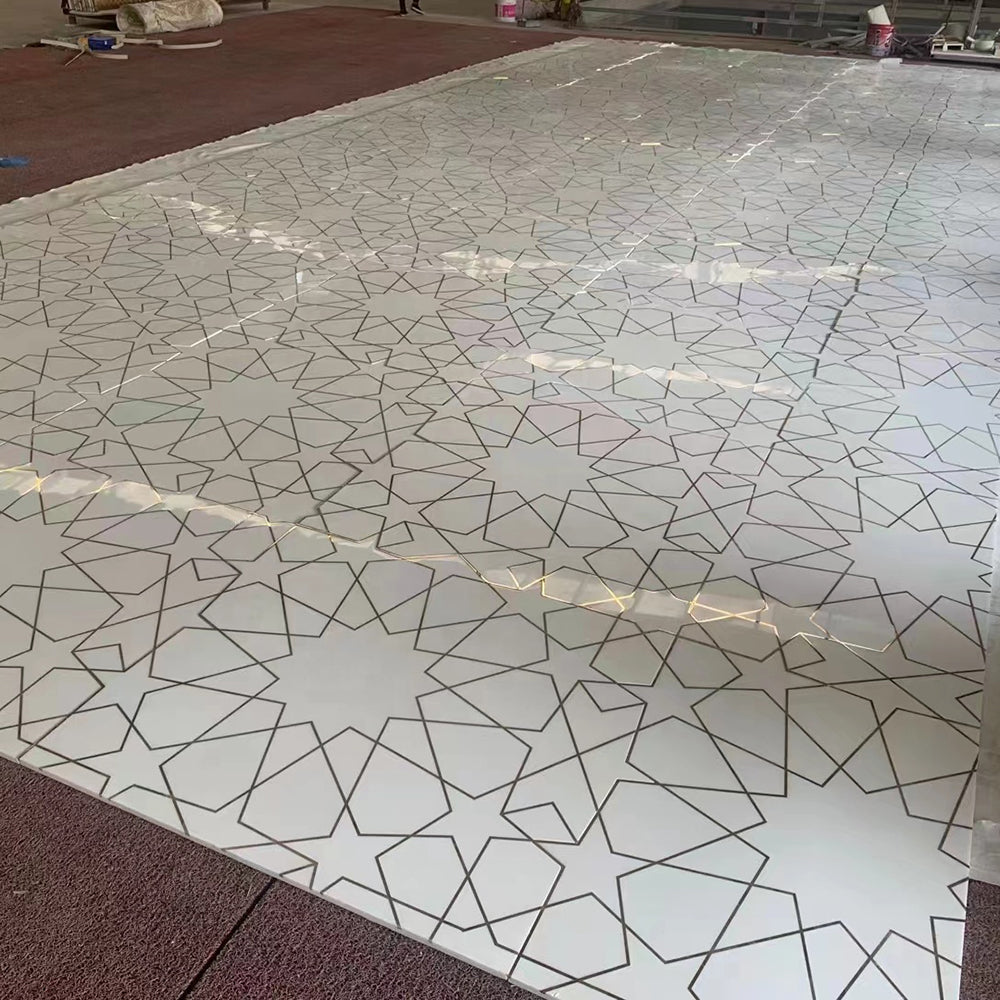 Gạch Mosaic Phổ Biến Bán Sỉ Hình Dáng Đá Cẩm Thạch Chống Mài Mòn Dùng Cho Tường Bếp và Trang Trí Nội Thất