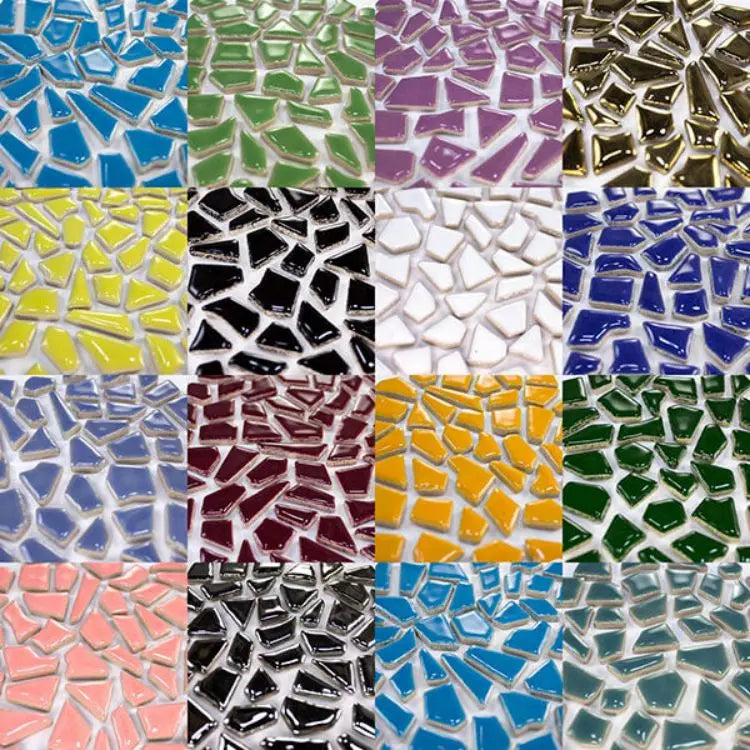 Gạch Mosaic Đá Marble Tự Nhiên 24x24 Phong Cách Trung Quốc