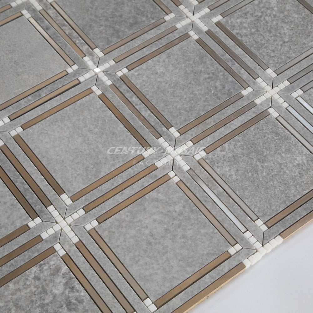 Gạch Mosaic Century Nghệ thuật Tường Cắt tia nước Lát sàn và Ốp tường