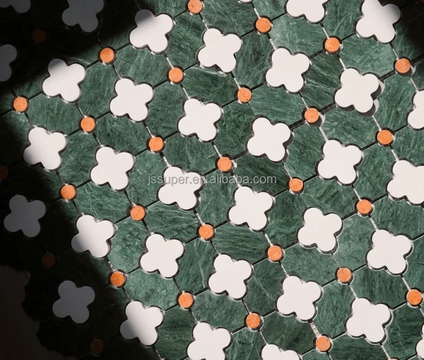 Gạch Ốp Tường Ceramic Phong Cách Pháp Hiện Đại, Mosaic Đá Cẩm Thạch, Vân Đá Kháng Axit, Cho Bếp, Ban Công, Phòng Tắm