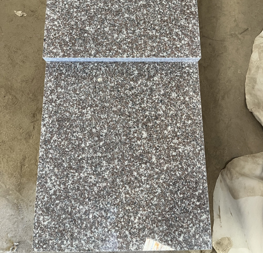 Bậc cầu thang đá Granite G664 Porrino hồng tự nhiên đánh bóng, Trung Quốc, giá thấp, thích hợp cho trong nhà và ngoài trời