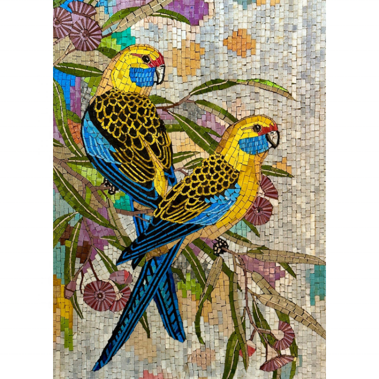 Tranh Khảm Nghệ Thuật Tinh Xảo Thủ Công Tùy Chỉnh Hoàn Toàn, Seri Động Vật Được Khen Ngợi Nức Lòng Tại Hội Chợ Canton 2024