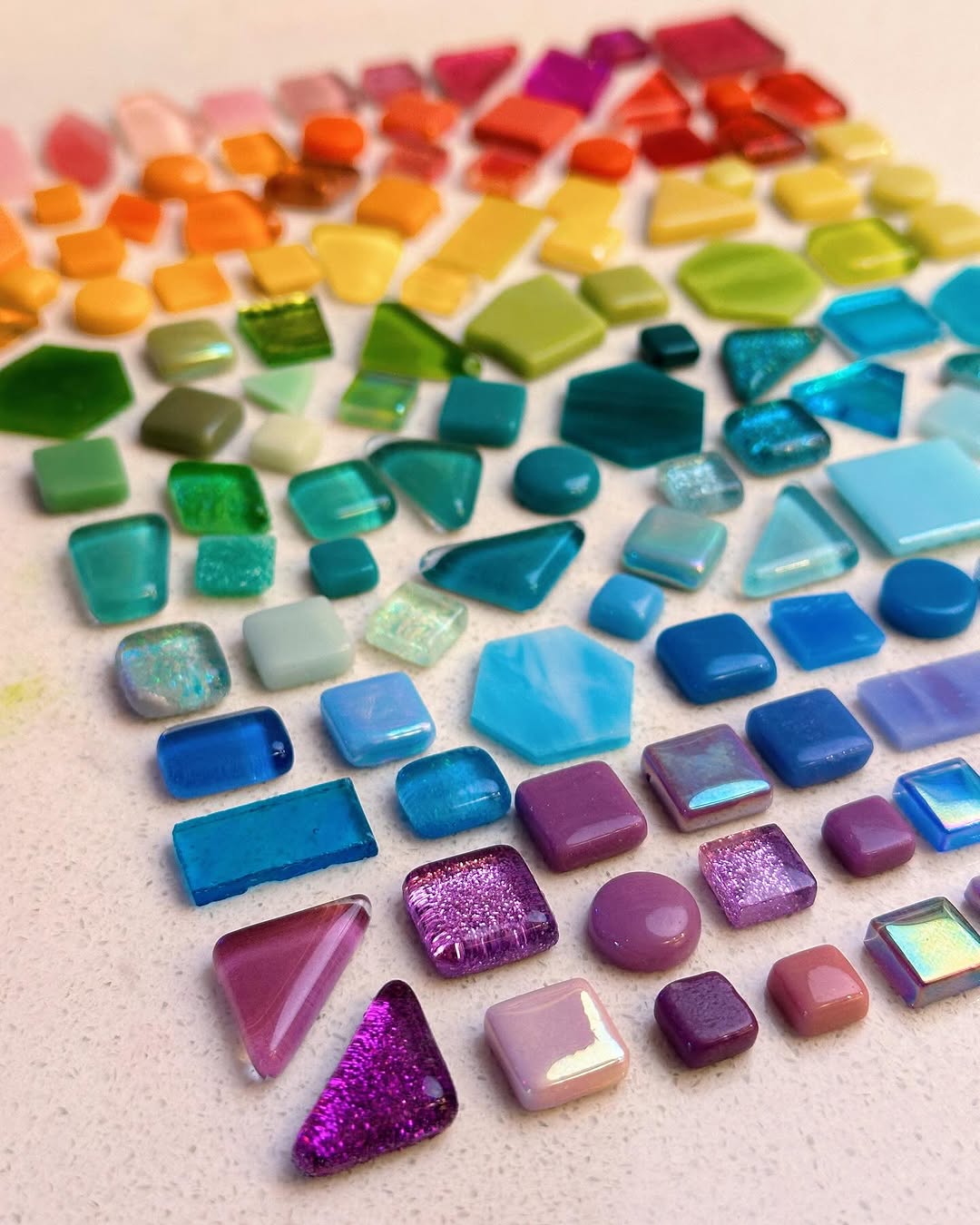 Hạt Mosaic Rời Cao cấp Thủy tinh/Gốm sứ Phong cách Thiết kế Hiện đại Dùng cho Khách sạn, Nghệ thuật & Thủ công Tự làm