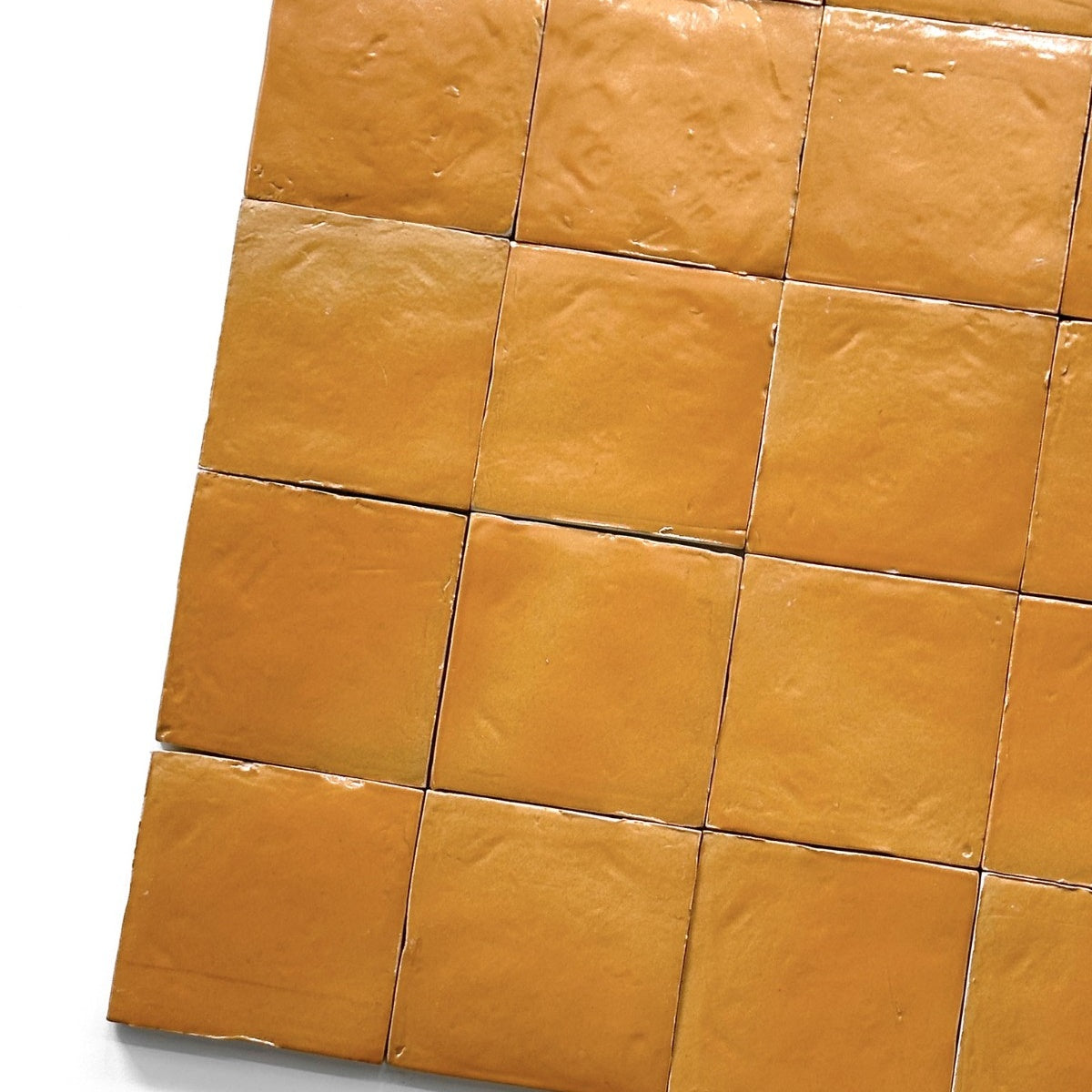 Gạch ốp tường thủ công Ma-rốc màu cam phong cách retro, kiểu gạch truyền thống sang trọng