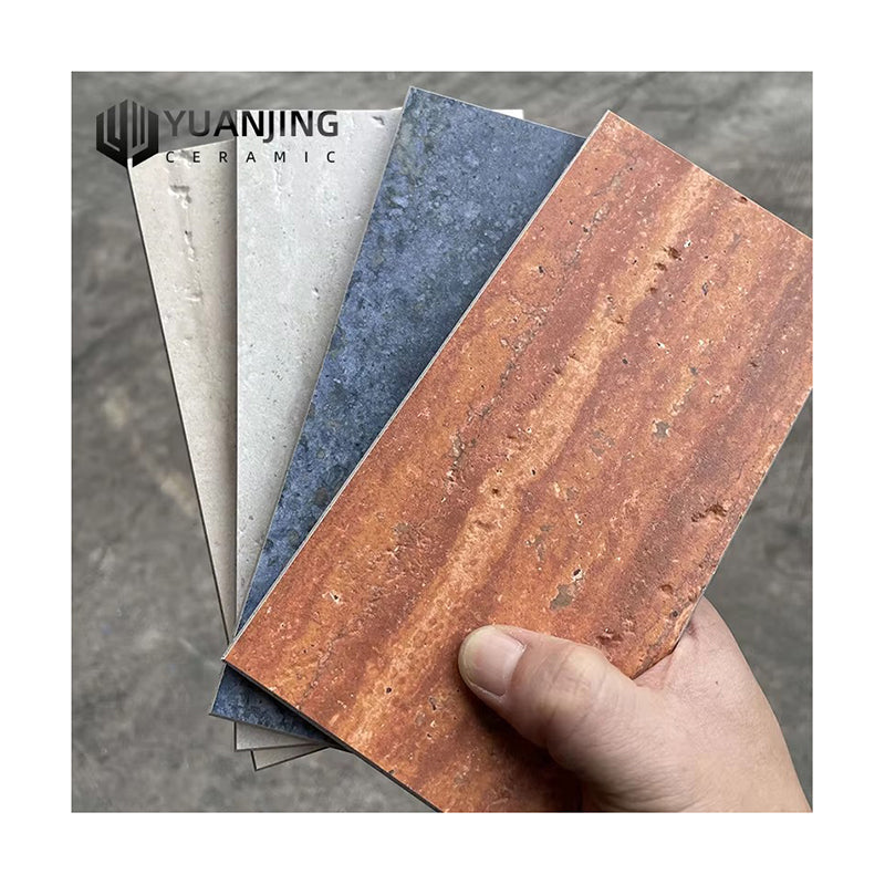 Gạch Porcelain Travertine Chống Trượt 600x1200mm dùng lát sàn phòng khách, bếp, phòng tắm và ốp tường nội thất