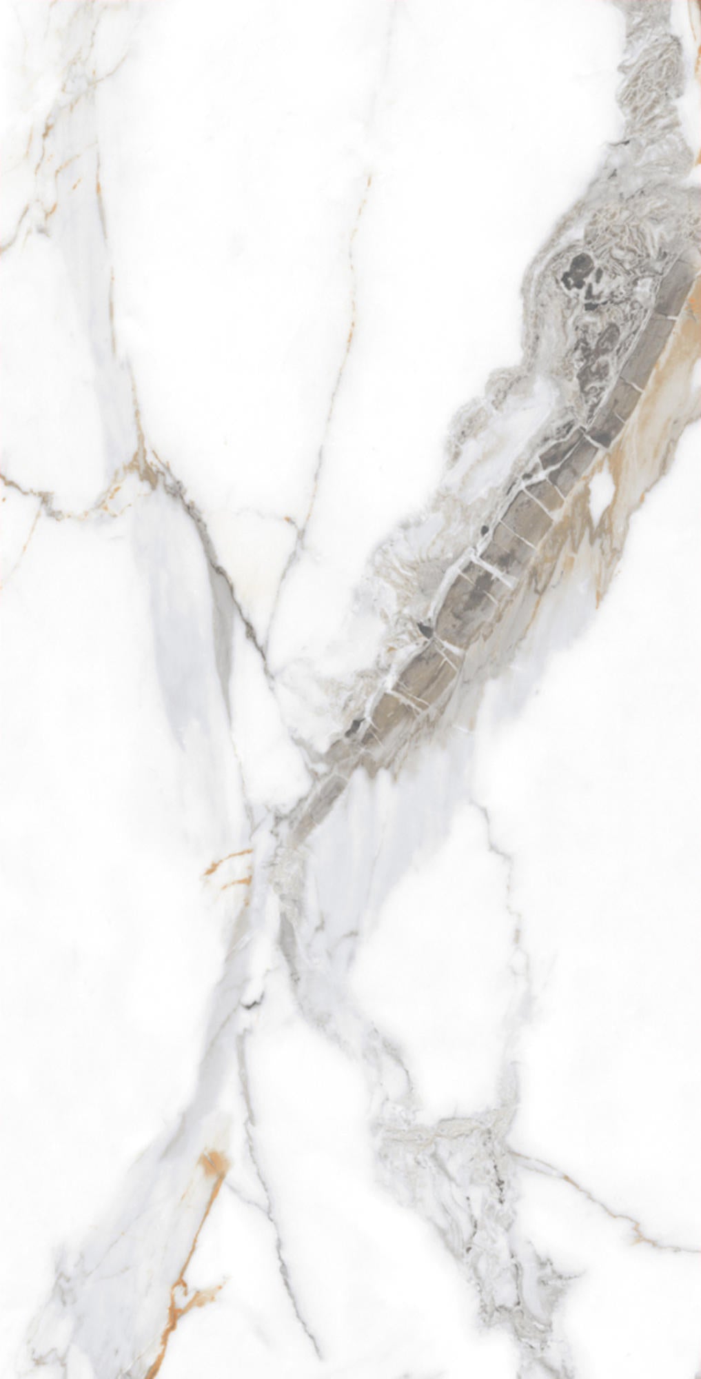 Gạch Đá Cẩm Thạch Trắng Đánh Bóng 1200x600 Dùng Cho Tường Và Sàn Phòng Tắm, Bán Buôn Gạch Trang Trí Tường Sàn Màu Trắng Vân Xám