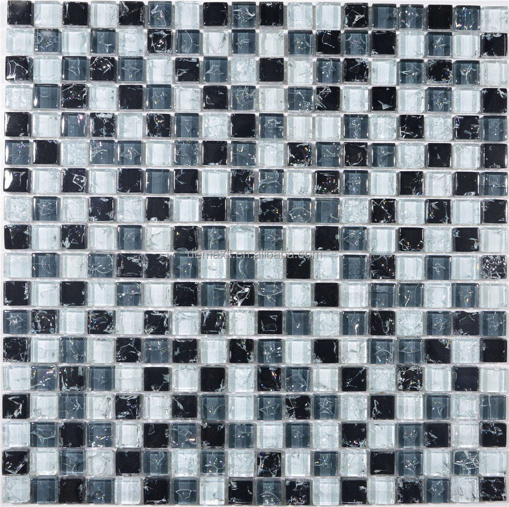 Gạch mosaic kính vát tường phòng tắm chất lượng cao tùy chỉnh