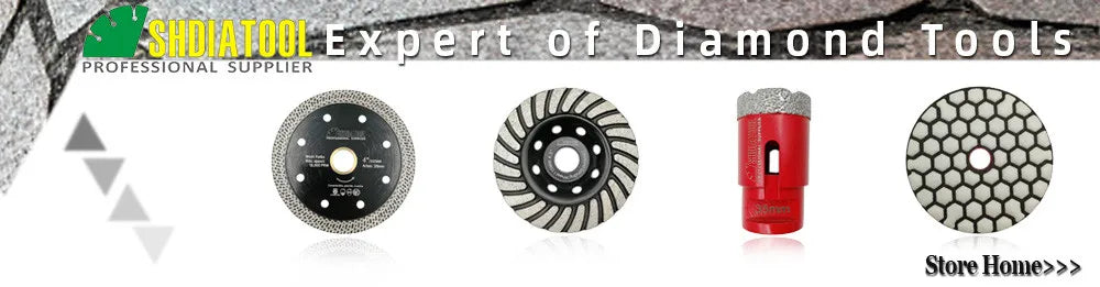 SHDIATOOL 7pcs 4"/100mm Diamond Dry Polishing Pad For Granite Marble Grit #50 Sanding Disc Stone Sanding Disk Stone Polisher Pad