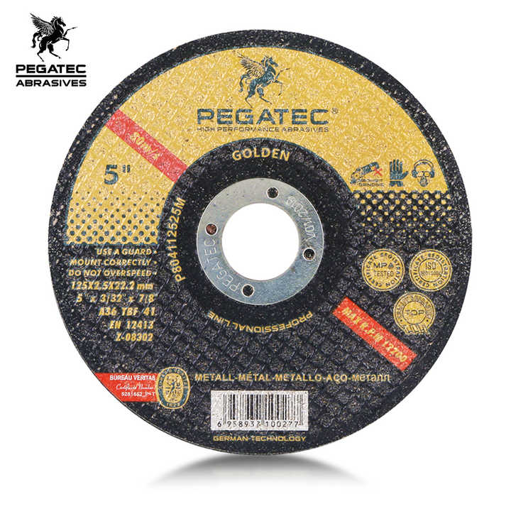 Đĩa cắt thép PEGATEC 5 inch 125x2,5x22mm 5&#39;&#39; dùng trong công nghiệp