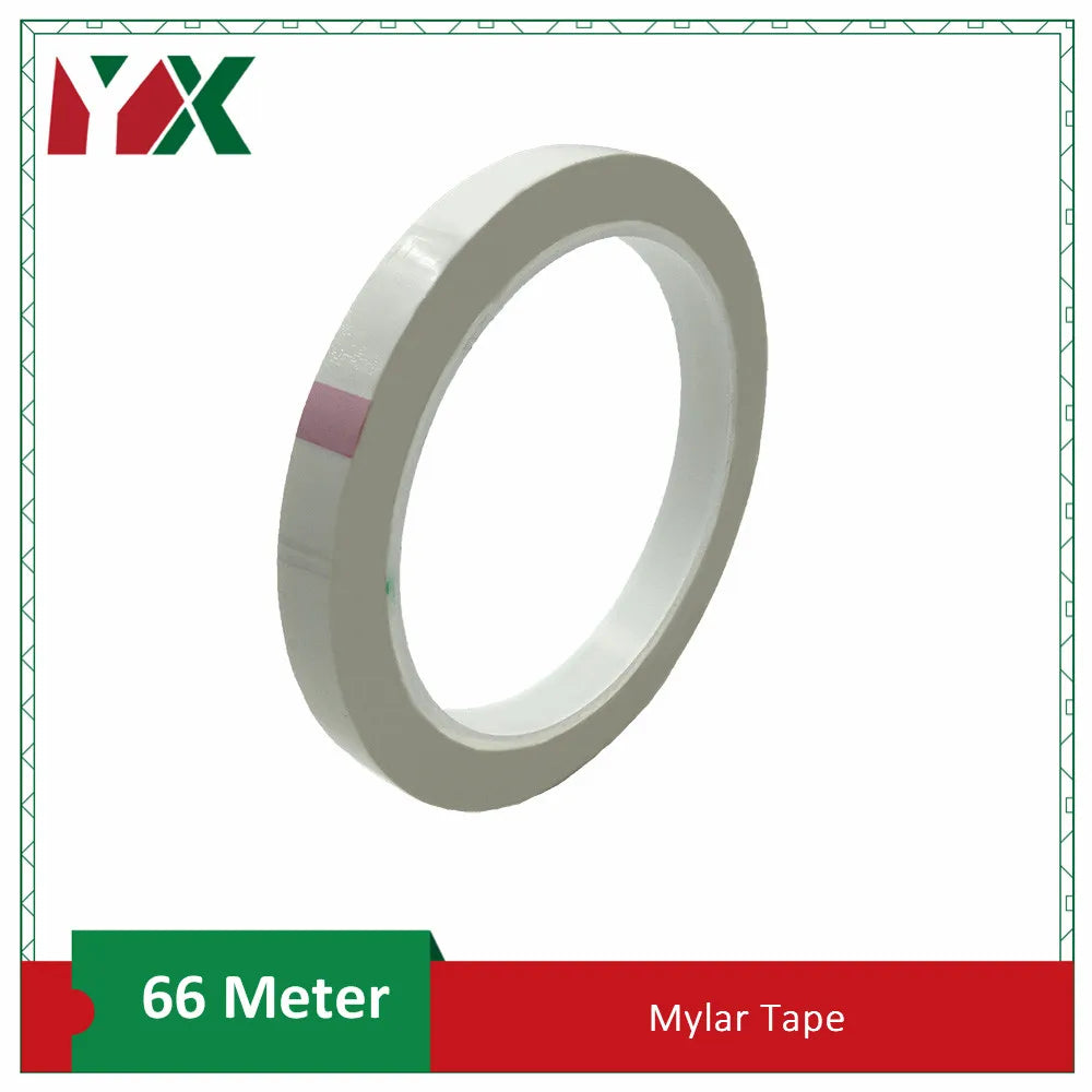 Băng Mylar Nhiệt Độ Cao Đa Màu Dài 66M 0.055mm 2mm 3mm 5mm