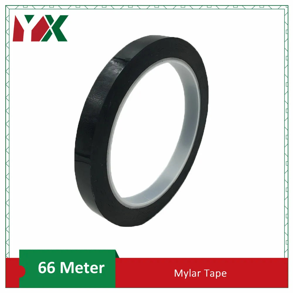 Băng Mylar Nhiệt Độ Cao Đa Màu Dài 66M 0.055mm 2mm 3mm 5mm