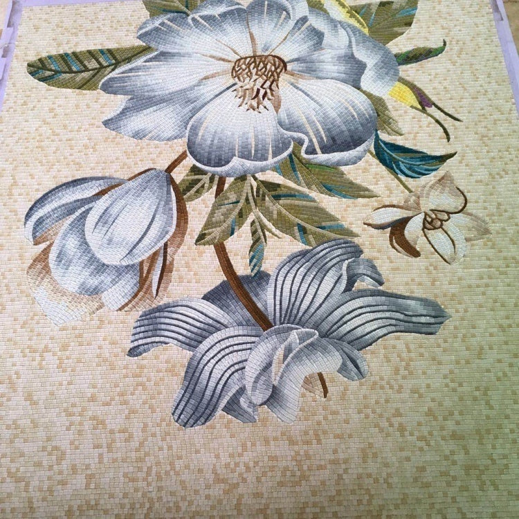 Tranh Khảm Kính Hoa
