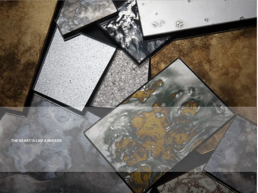 Gương Nghệ Thuật Xanh Cổ Điển Phong Cách Trung Quốc