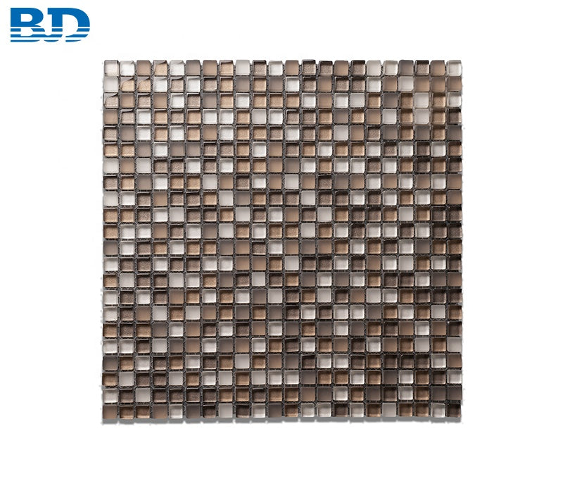 Gạch Mosaic Kính Vuông 1x1 Mini Ốp Bếp