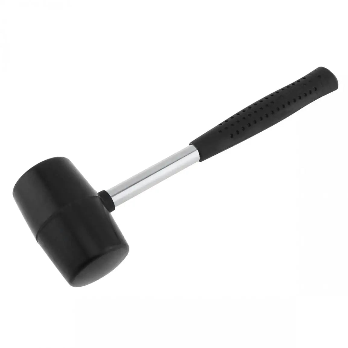Búa Cao Su Đen 320g Đầu Tròn Tay Cầm Chống Trượt DIY