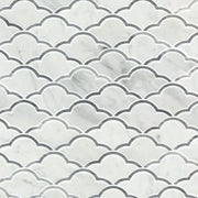 Gạch Mosa Cẩm Thạch Trắng Carrara Lục Giác Hiện Đại