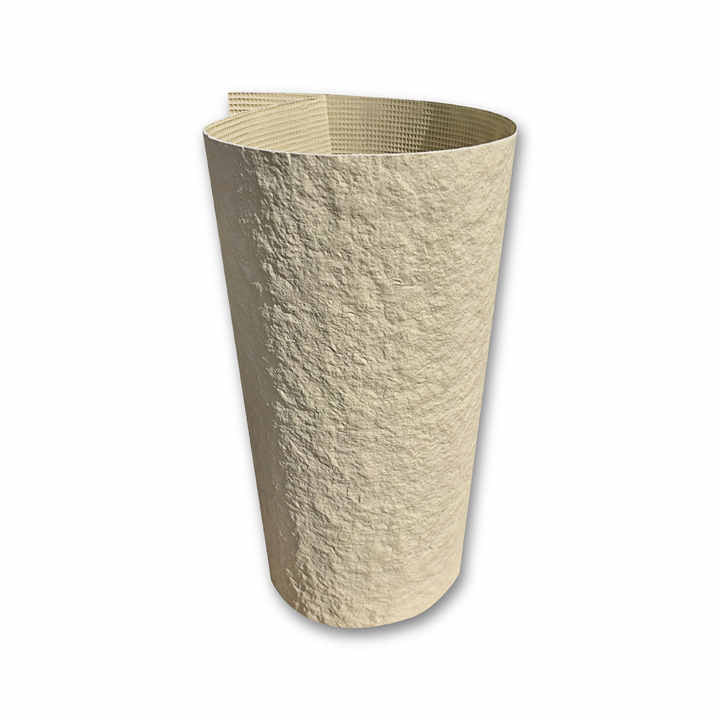 Tấm ốp tường mềm nội thất bằng đất sét biến tính 3D Tấm đá travertine nhân tạo dẻo có thể uốn cong Gạch hiện đại ngoài trời