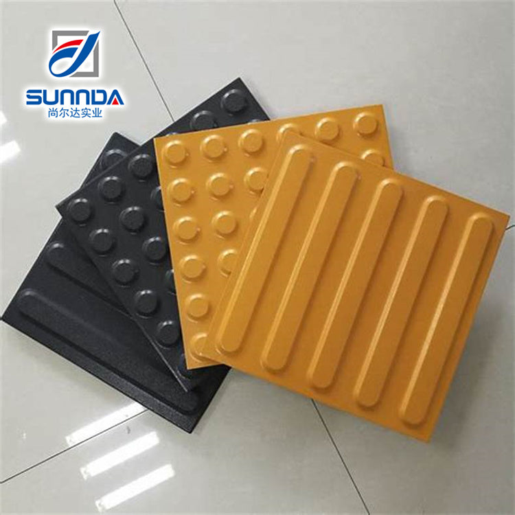 Gạch Sứ Đồng Chất Dẫn Hướng Ngoài Trời Dành Cho Người Khiếm Thị Foshan Tac Tiles, Họa Tiết Chấm Nổi Và Sọc Dẫn Hướng, Màu Thuần