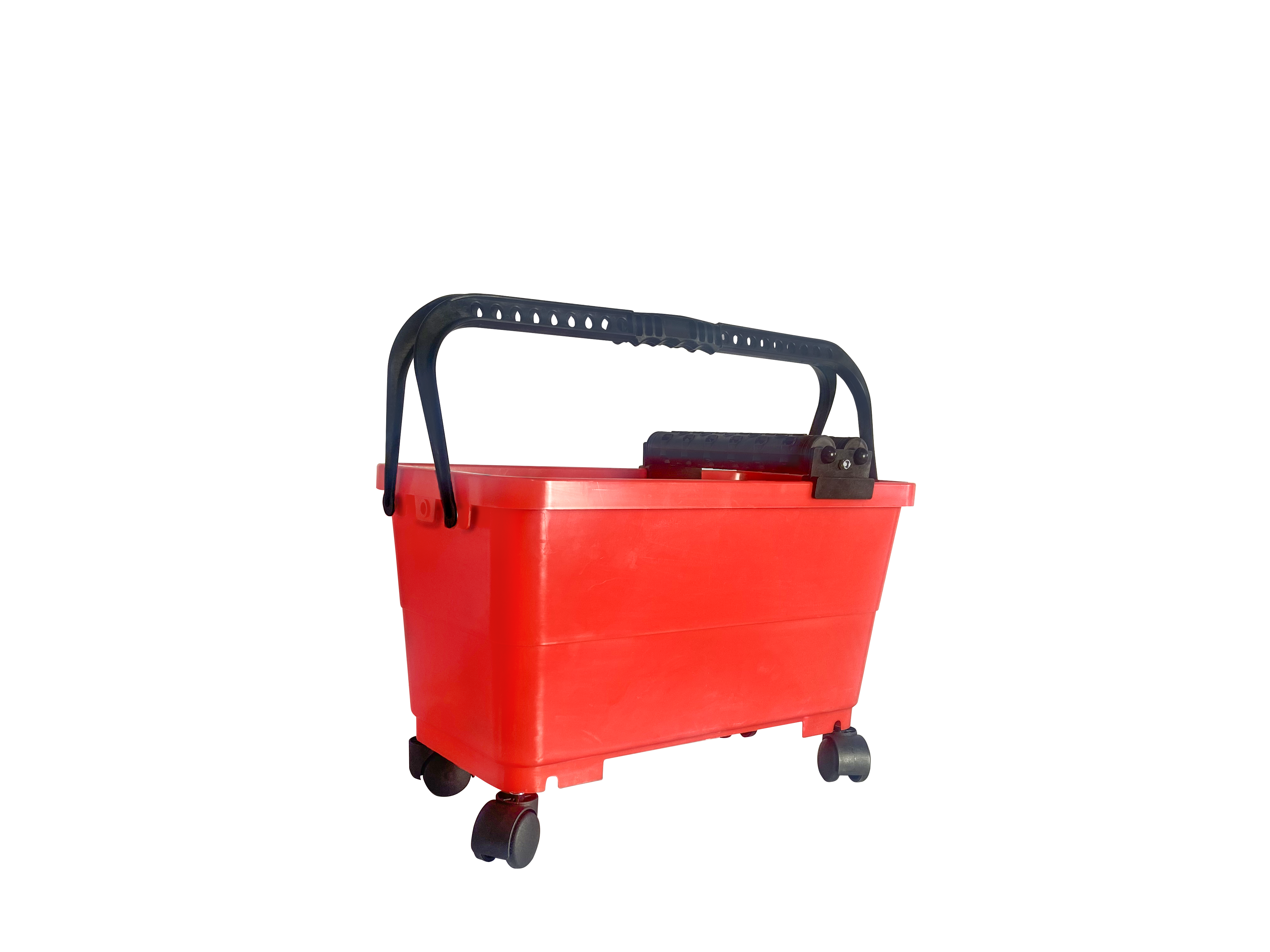 Bộ dụng cụ vệ sinh mạch vữa gạch với xô nhựa 24L, lưới, miếng bọt biển và con lăn đôi