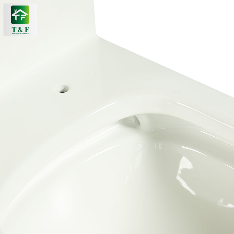 Bồn cầu sứ nguyên khối đặt sàn xả xi phông, kiểu dáng phòng tắm, giá rẻ xuất xưởng.