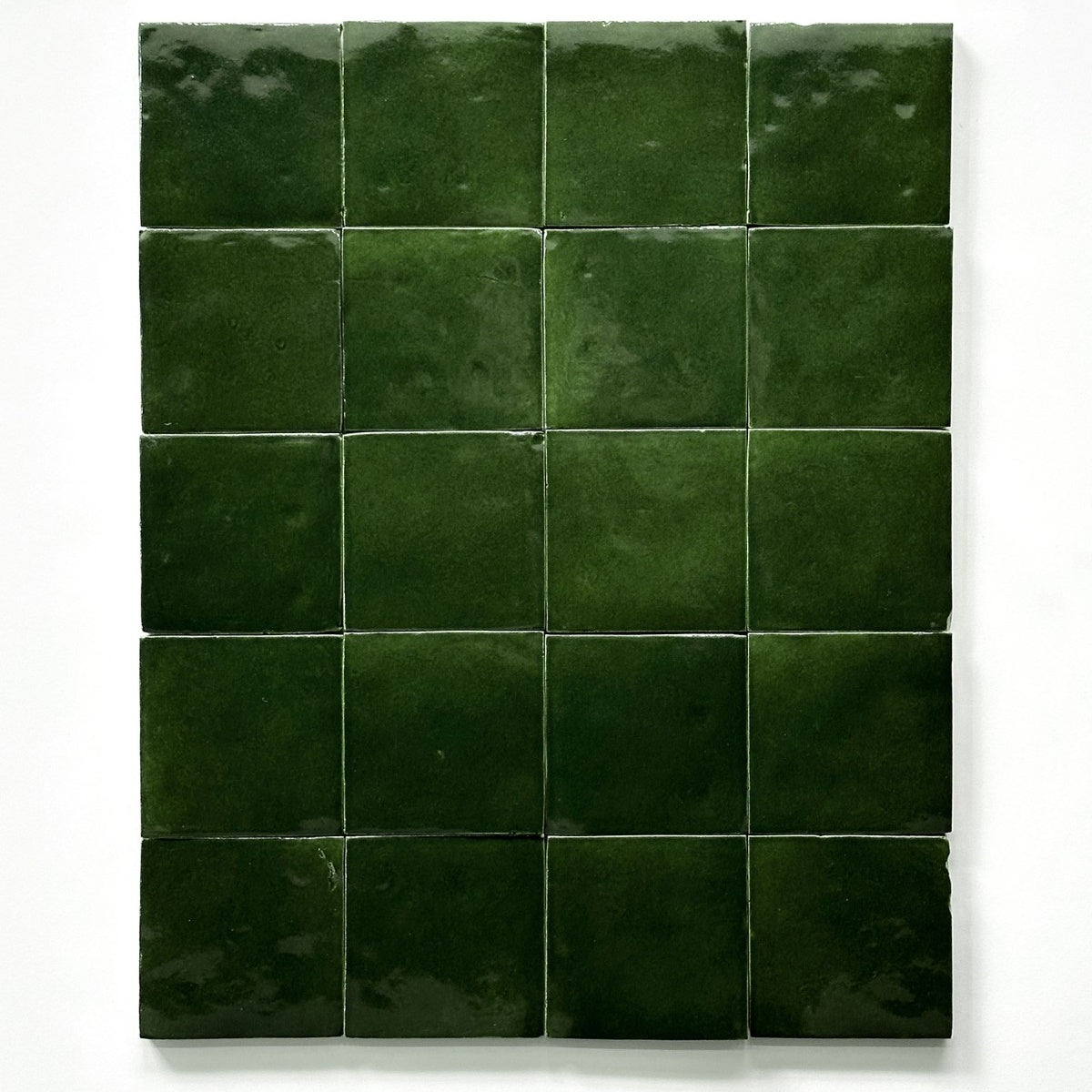 Gạch Vuông Bóng Chống Trượt Kháng Khuẩn Thủ Công Sang Trọng Ma-rốc Cổ Điển Cổ Kính Xanh Lá Đậm Dùng cho Nội Thất Nhà Kho Phòng Ốc
