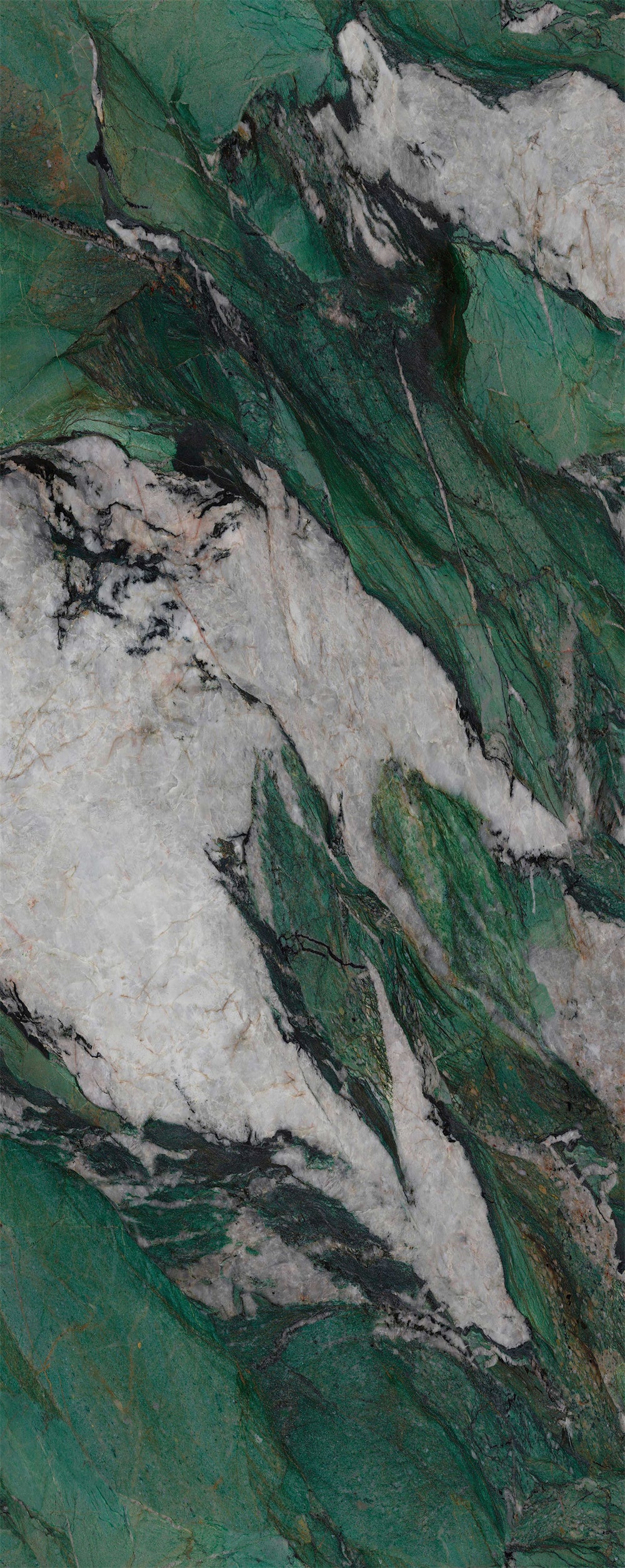 Tấm Đá Nung Kết Sứ Tráng Men Bóng Vân Đá Cẩm Thạch Xanh Patagonia Ốp Tường