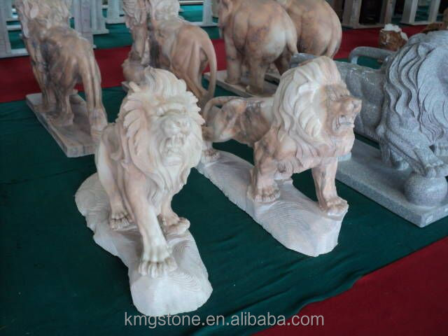 Nhà cung cấp sỉ Hạ Môn Tượng sư tử đá điêu khắc ngồi ngoài trời