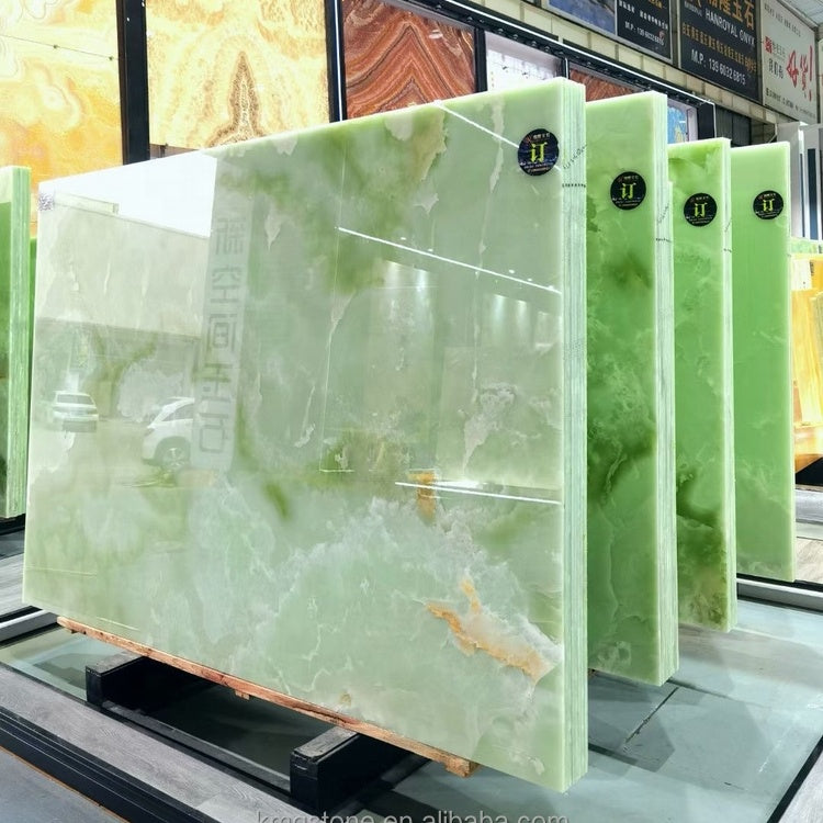 Cẩm Thạch Hồng Onyx, Thạch Cao Tuyết Hoa Kiểu Cột, Tấm Ốp Tường Nhân Tạo Hiện Đại, Gạch Lát Biệt Thự Chiếu Sáng Nền, Tấm Sàn 1mm Bề Mặt Đánh Bóng, Tấm Lớn