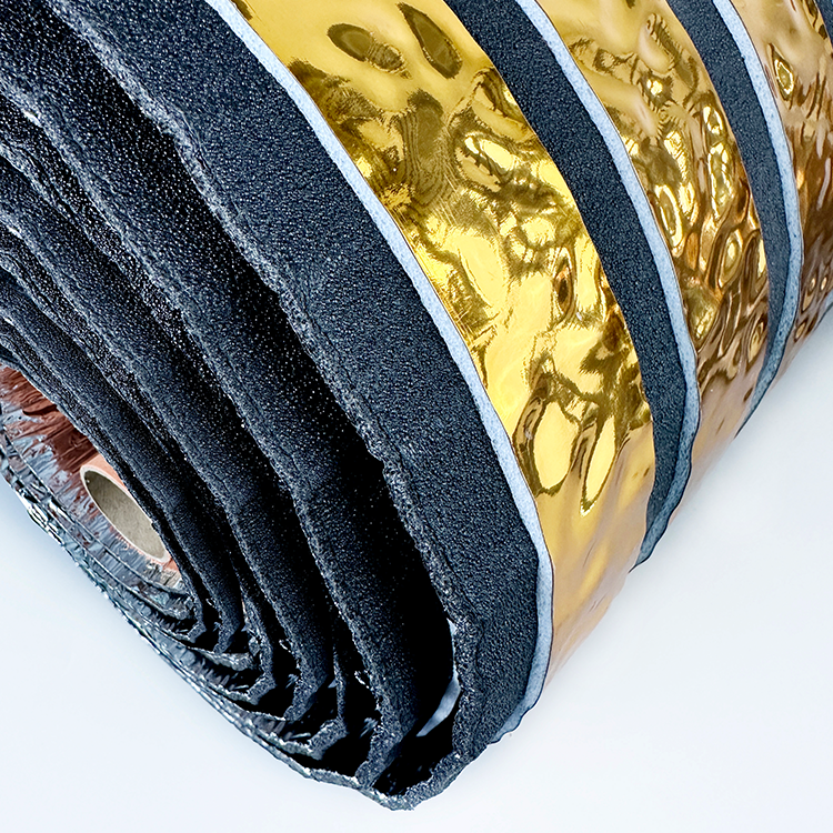 Miếng dán tường trang trí nhà cửa bề mặt PET chất lượng cao, màu vàng/bạc, tự dán, chống thấm nước.