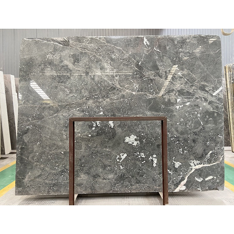 Tấm đá cẩm thạch tự nhiên khổ lớn đánh bóng dùng để trang trí tường và sàn nội thất.