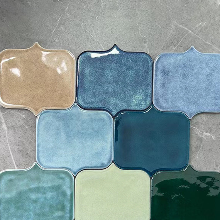 Siêu Sale Gạch Mosaic Gốm Sứ Thủ Công Tráng Men Ốp Tường Trang Trí Bếp, Nhà Cửa, Cửa Hàng, Hình Dạng và Kích Thước Tùy Chỉnh