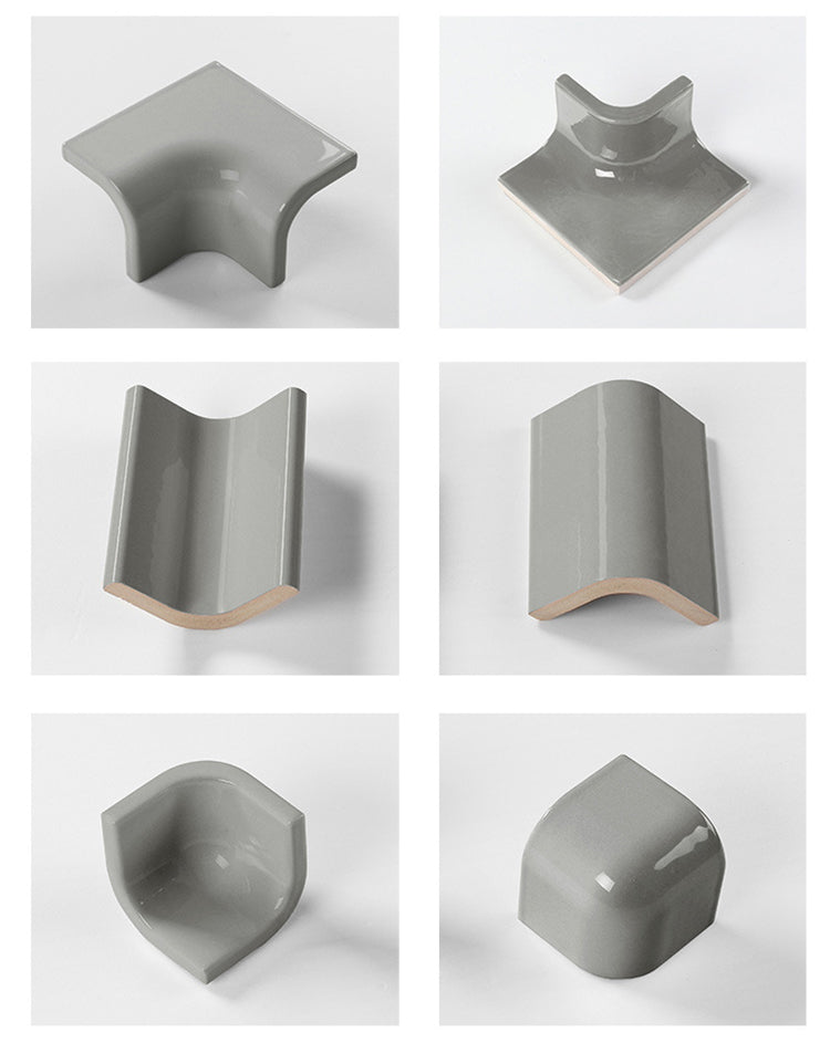 Nẹp Gạch Men Góc Màu Xám 80X100MM