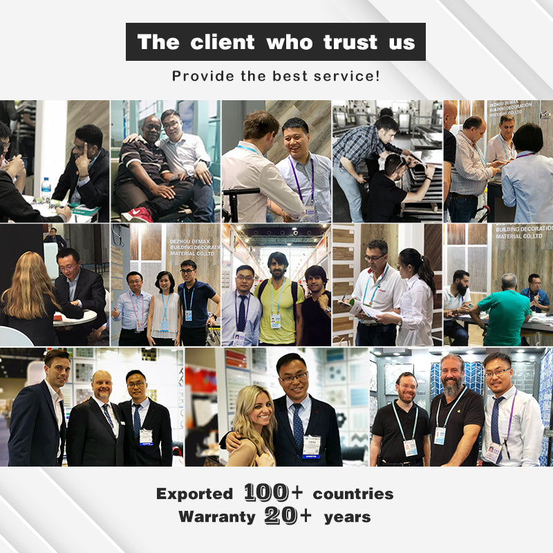 Ván sàn nhựa Vinyl PVC SPC hèm khóa chống thấm nước, cách âm chất lượng cao