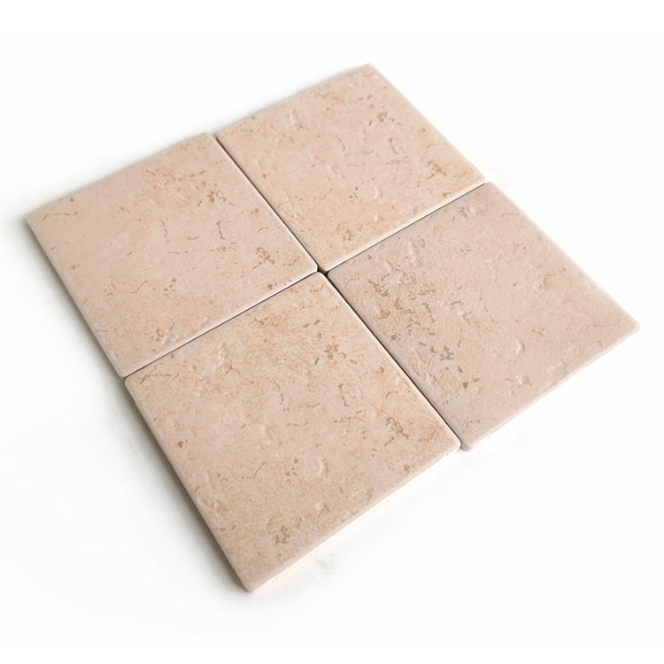 Gạch ceramic men mờ mộc mạc phong cách cổ điển cổ kính lát ban công 152mm*152mm, bán chạy, sẵn sàng giao hàng.