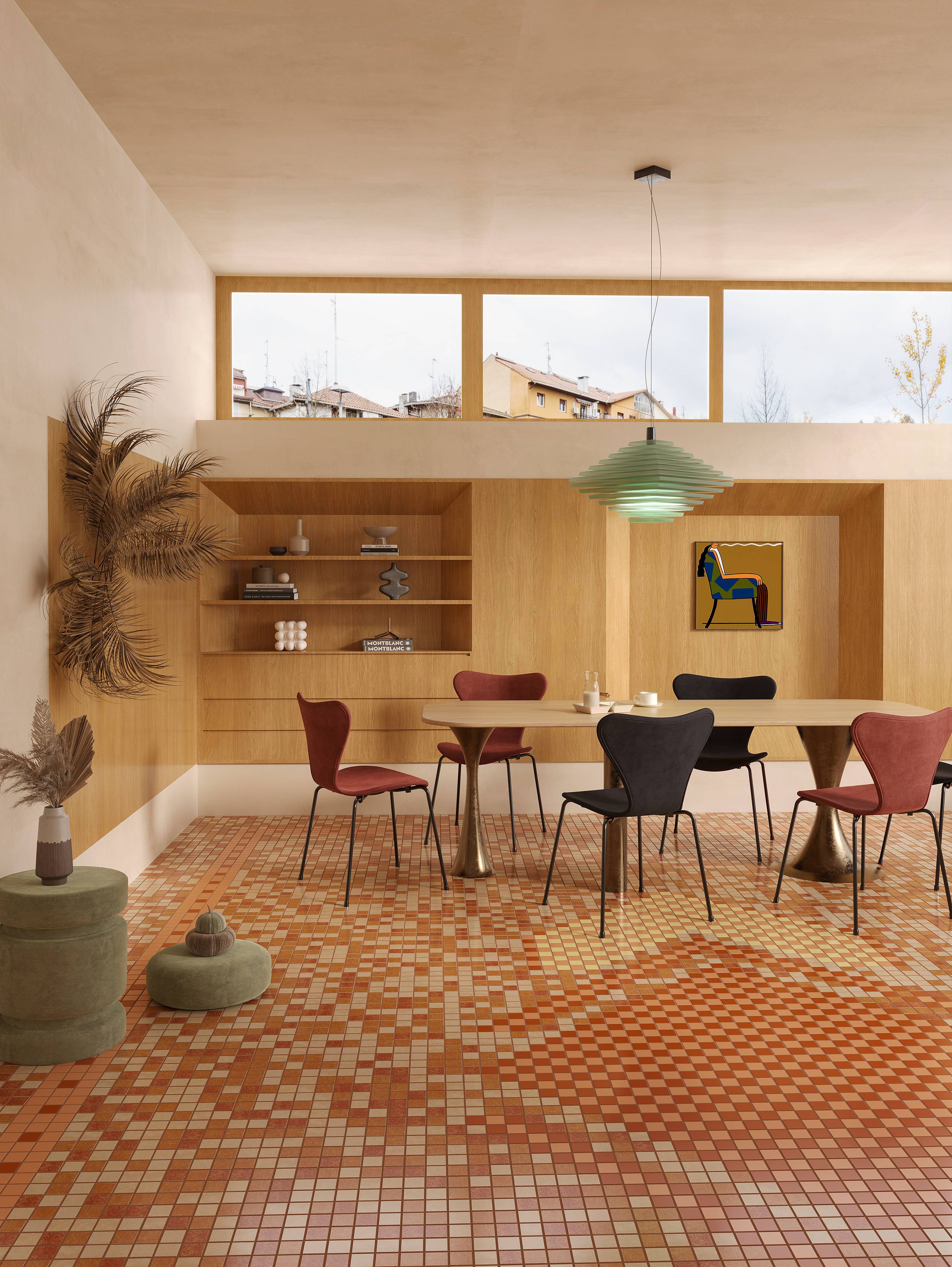 Tấm Gốm Sứ Mosaic Mỏng Tráng Men Phát Sáng Bán Chạy Dùng Cho Phòng