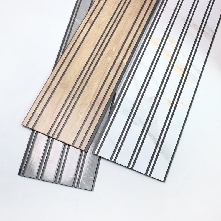 Tấm ốp trần/tường PVC chống thấm lưng đen 8mm dùng cho trang trí nội thất